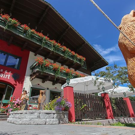 ホテル Gasthof Baerenwirt Fusch an der Grossglocknerstrasse エクステリア 写真